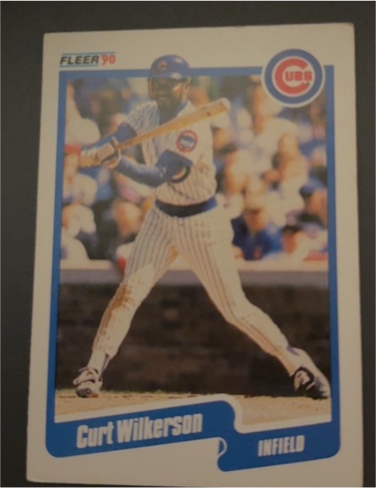 1990 Fleer #46 Curt Wilkerson — front