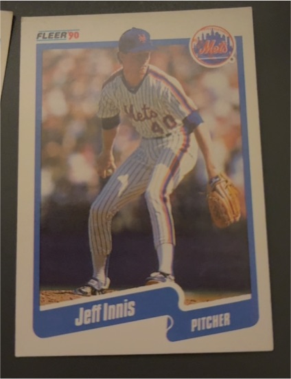 1990 Fleer #206 Jeff Innis — front