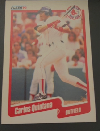 1990 Fleer #283 Carlos Quintana — front