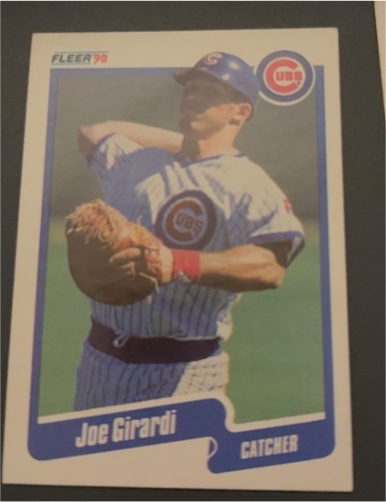 1990 Fleer #31 Joe Girardi — front