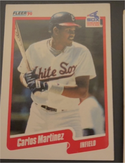 1990 Fleer #540 Carlos Martinez — front