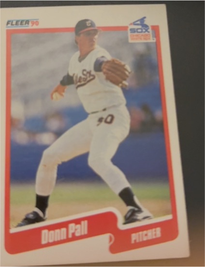 1990 Fleer #543 Donn Pall — front