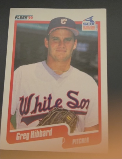 1990 Fleer #534 Greg Hibbard — front