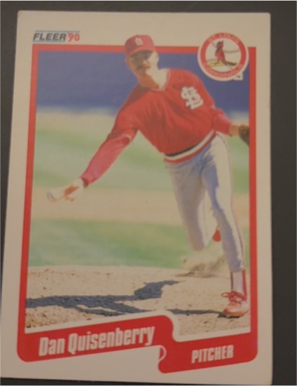 1990 Fleer #259 Dan Quisenberry — front