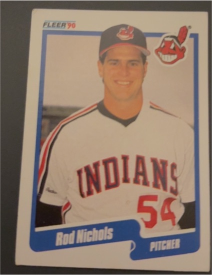 1990 Fleer #497 Rod Nichols — front