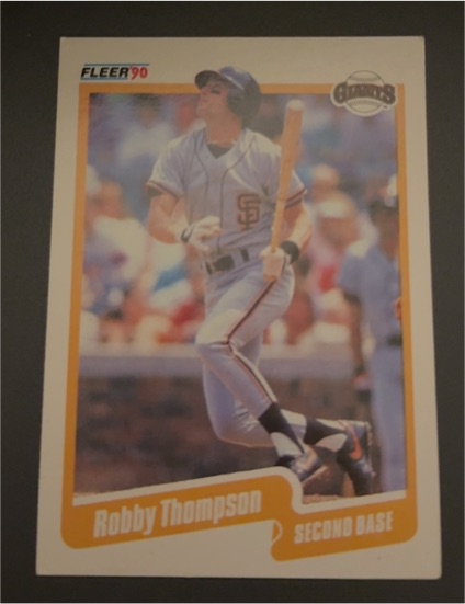 1990 Fleer #73 Robby Thompson — front