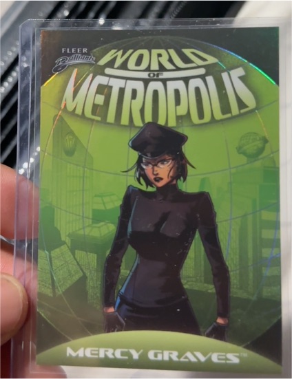 2025 Fleer Brilliants Superman World of Metropolis #WM-7 Mercy Graves — front