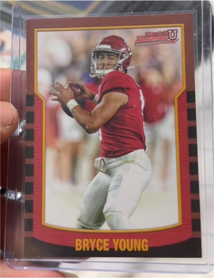 2022 Topps Bowman University #2KB-4 Bryce Young — front