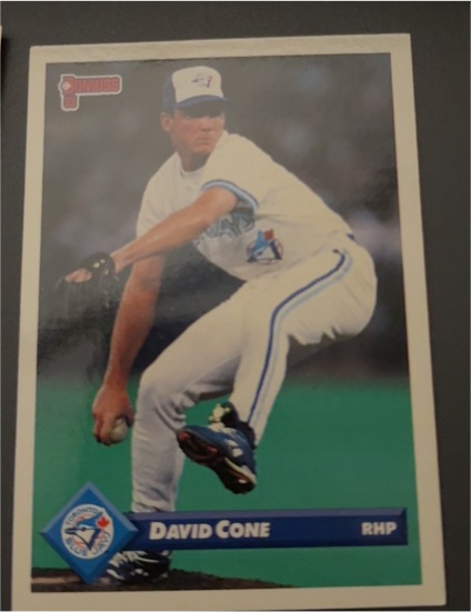 1993 Donruss #712 David Cone — front