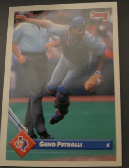 1993 Donruss #319 Geno Petralli — front
