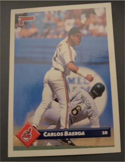 1993 Donruss #405 Carlos Baerga Cleveland Indians — front