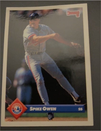 1993 Donruss #732 Spike Owen — front
