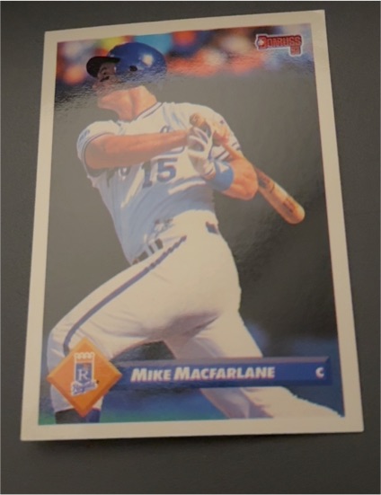 1993 Donruss #525 Mike Macfarlane — front