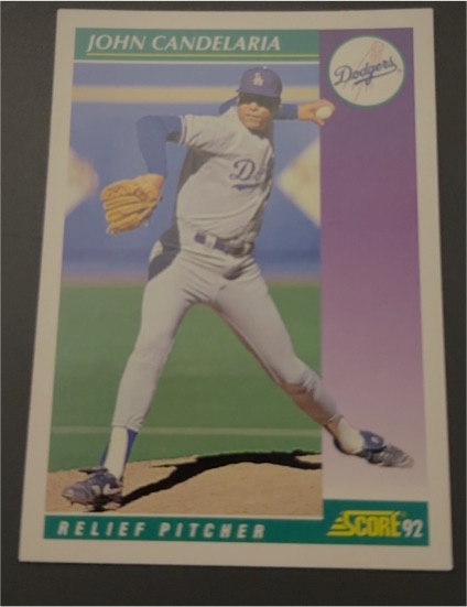 1992 Score #350 John Candelaria — front