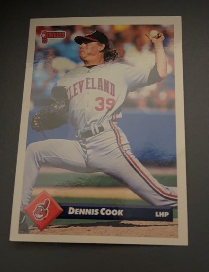 1993 Donruss #625 Dennis Cook — front