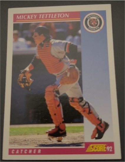 1992 Score #134 Mickey Tettleton — front