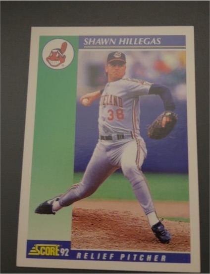 1992 Score #93 Shawn Hillegas — front