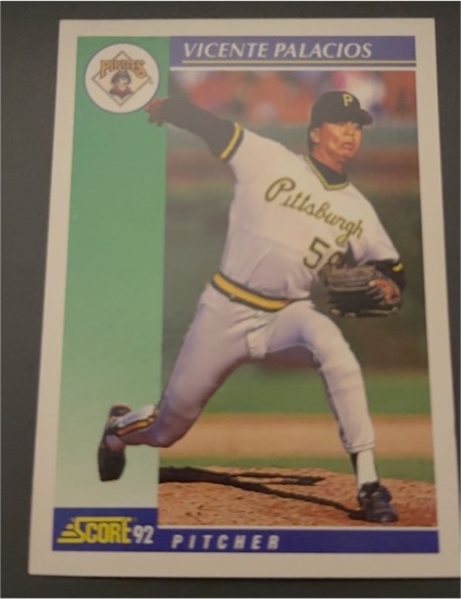 1992 Score #109 Vicente Palacios — front