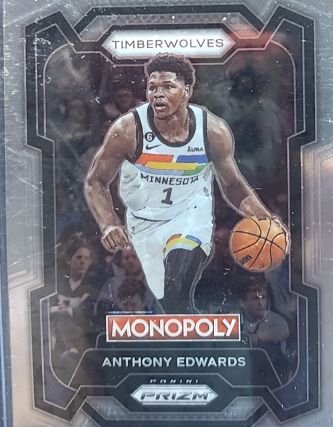 2023-24 Panini Prizm Monopoly #52 Anthony Edwards — front