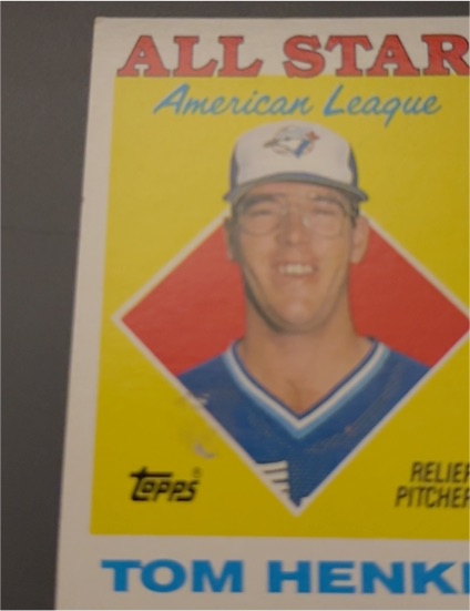1988 Topps #396 Tom Henke — front