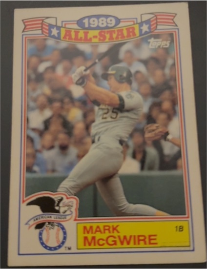 1990 Topps All-Star #13 Mark McGwire — front