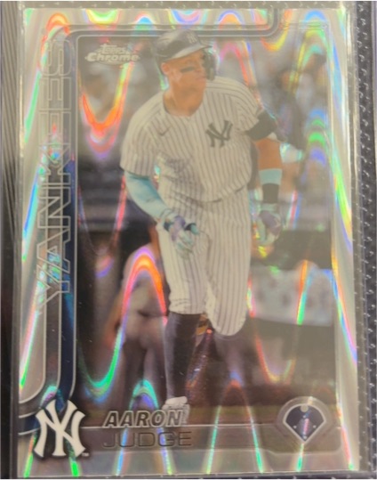 2025 Topps Chrome #99 Aaron Judge — front