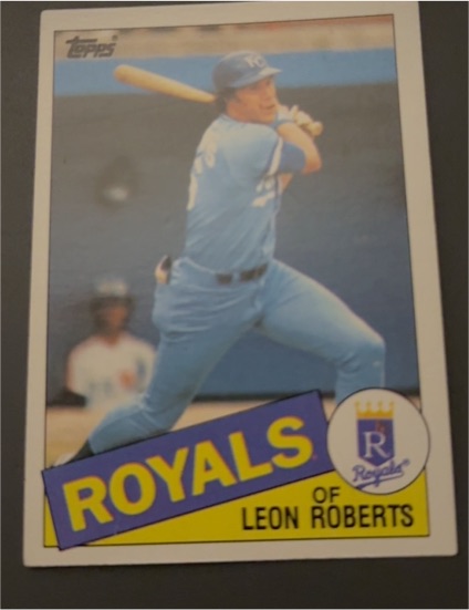 1985 Topps #217 Leon Roberts — front