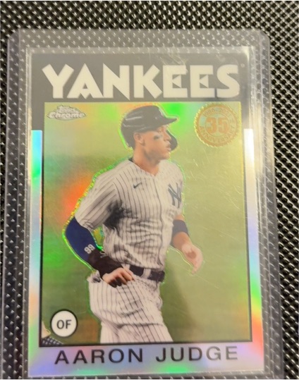 2021 Topps Chrome 1986 Topps Baseball #86BC-1 Aaron Judge — front