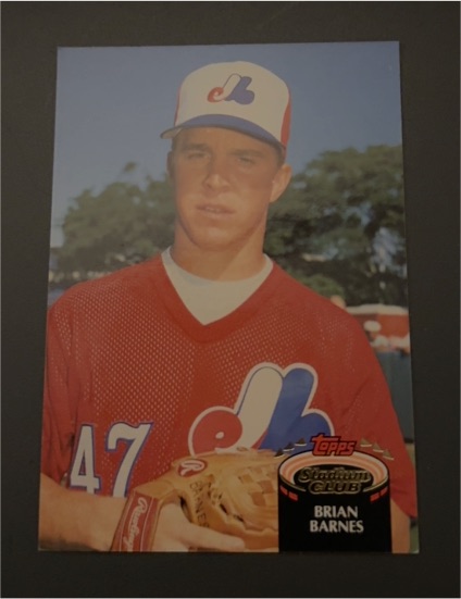 1992 Topps Stadium Club #549 Brian Barnes — front