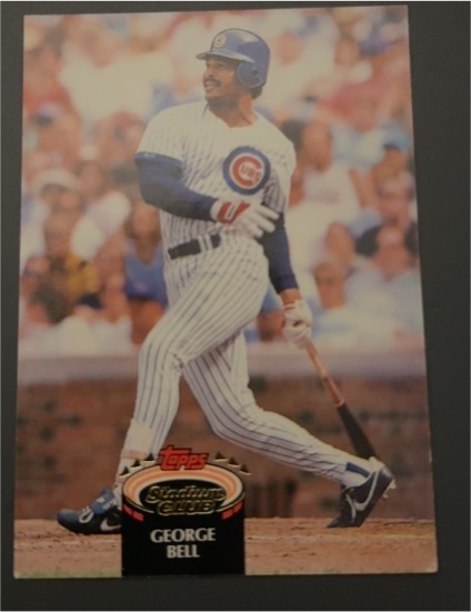 1992 Topps Stadium Club #525 George Bell — front