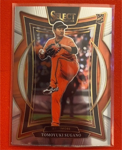 2025 Panini Select #92 Tomoyuki Sugano Baltimore Orioles Rookie — front