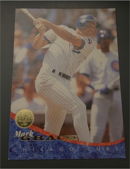 1994 Leaf #43 Mark Grace Chicago Cubs — front