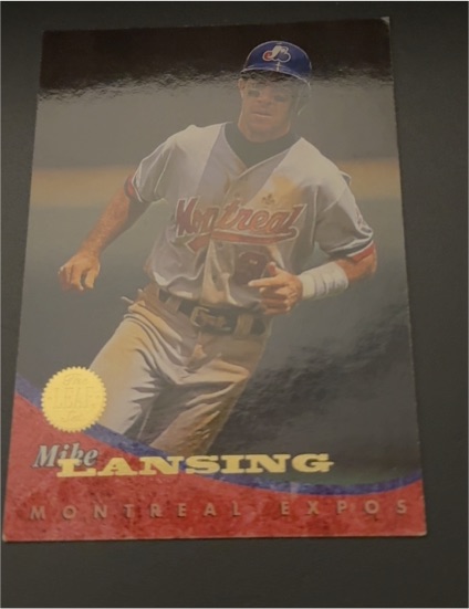 1994 Leaf #89 Mike Lansing Montreal Expos — front