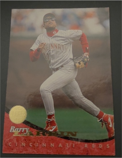 1994 Leaf #126 Barry Larkin Cincinnati Reds — front