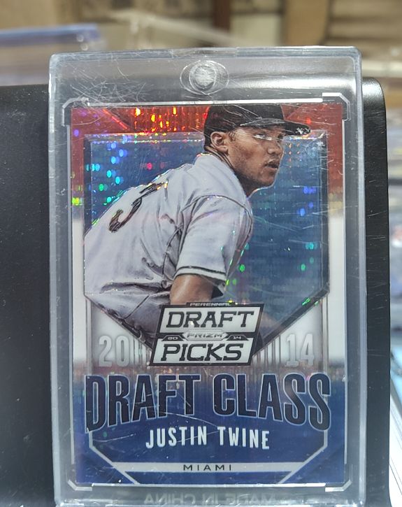 2014 Panini Prizm Perennial Draft Picks Draft Class #41 Justin Twine — front