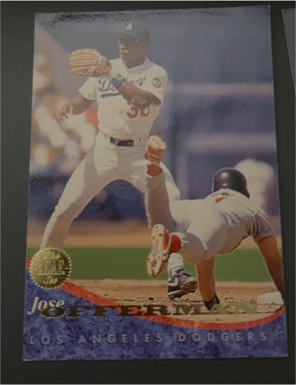 1994 Leaf #123 Jose Offerman — front