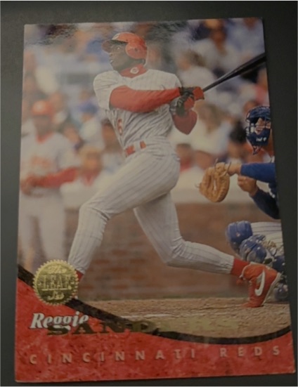 1994 Leaf #106 Reggie Sanders Cincinnati Reds — front
