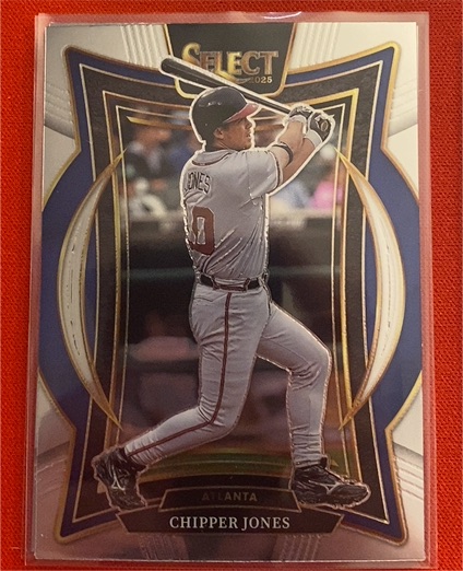 2025 Panini Select #15 Chipper Jones — front