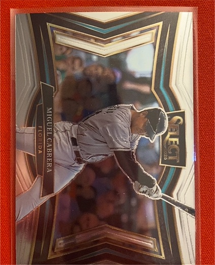 2025 Panini Select #298 Miguel Cabrera Diamond Level Marlins — front