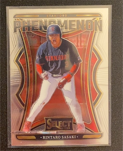 2025 Panini Select Phenomenon #10 Rintaro Sasaki — front