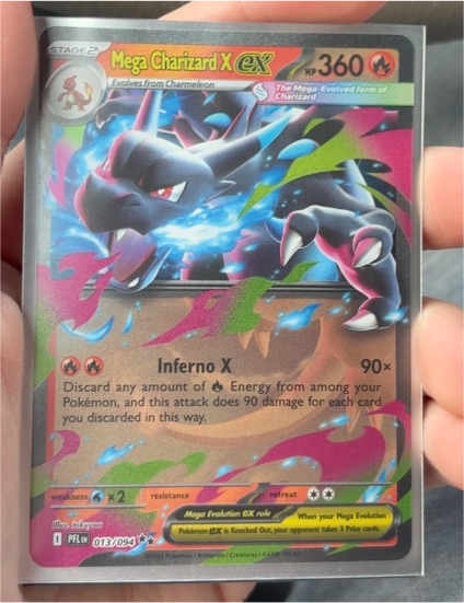 2012 Pokémon ME02 #013 Mega Charizard X ex — front