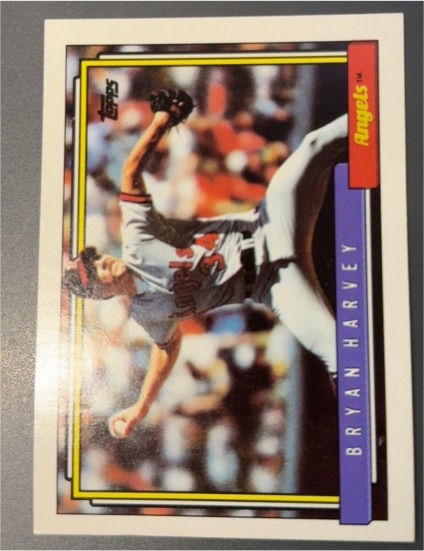 1992 Topps #568 Bryan Harvey — front