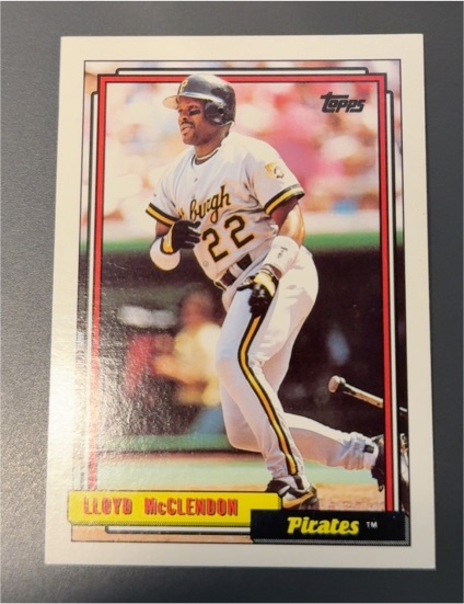 1992 Topps #209 Lloyd McClendon — front