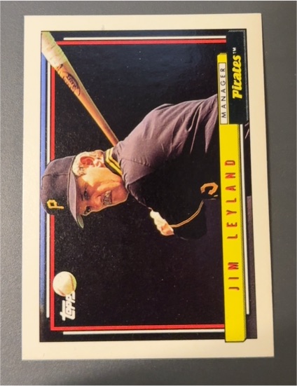 1992 Topps #141 Jim Leyland — front