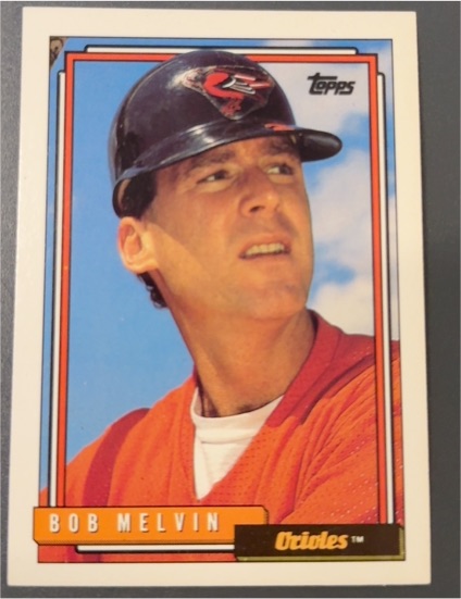 1992 Topps #733 Bob Melvin — front