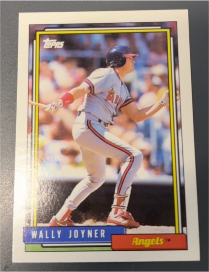 1992 Topps #629 Wally Joyner — front