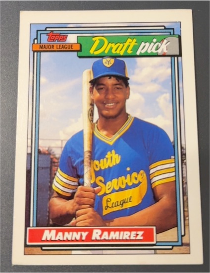 1992 Topps Draft Pick #156 Manny Ramirez — front