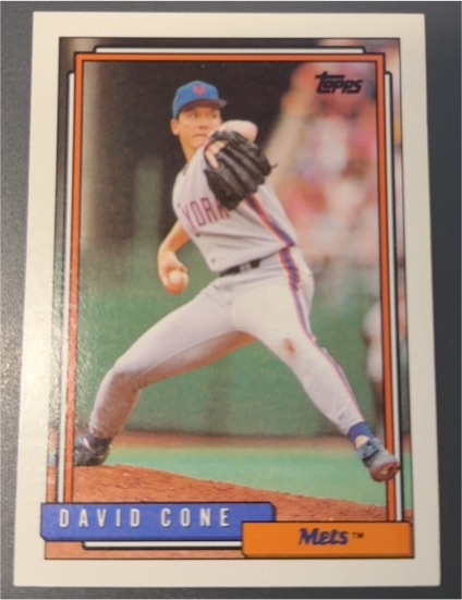 1992 Topps #195 David Cone — front