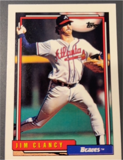 1992 Topps #279 Jim Clancy — front