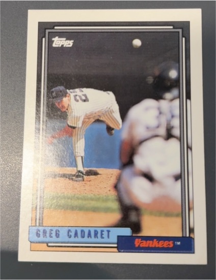 1992 Topps #18 Greg Cadaret — front